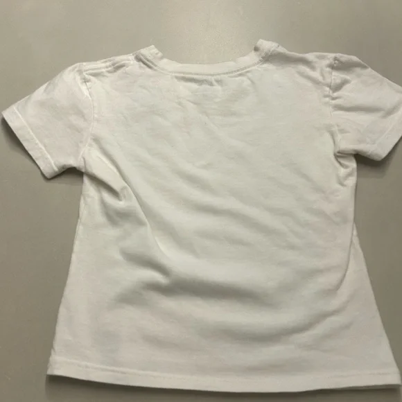 Armani Exchange off white girls TShirt with sparkly graphic, Size XS - Picture 2 of 3